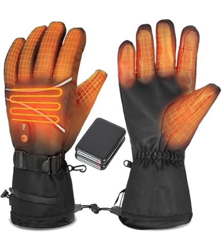 Amazon.co.jp: SabotHeat 2021アップグレード電熱グローブ-充電